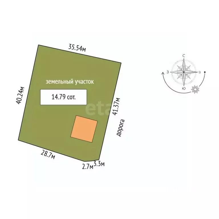 Дом в Ростовская область, Азовский район, Круглянское с/пос, с. ... - Фото 2