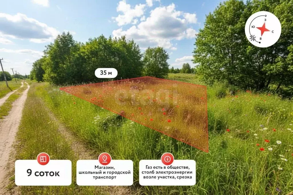 Участок в Тюменская область, Тюмень Поле Чудес СНТ, ул. Сиреневая, 562 ... - Фото 1