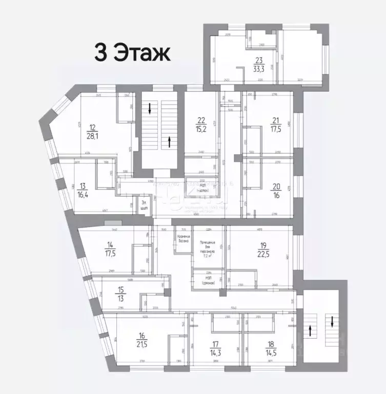 1-к кв. Нижегородская область, Нижний Новгород Алексеевская ул., 24/27 ... - Фото 2