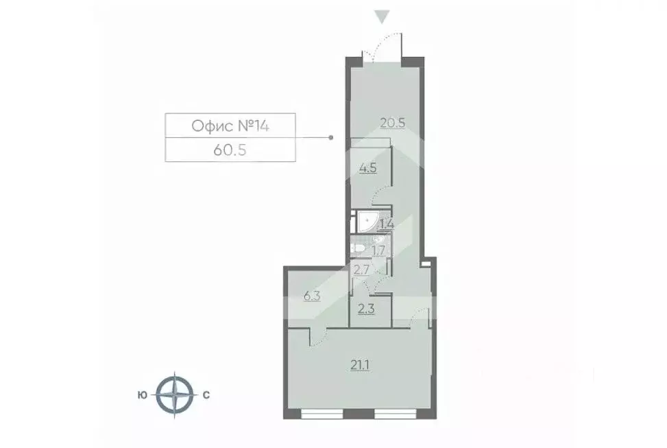 Торговая площадь в Москва Производственная ул., 19к1 (61 м) - Фото 2