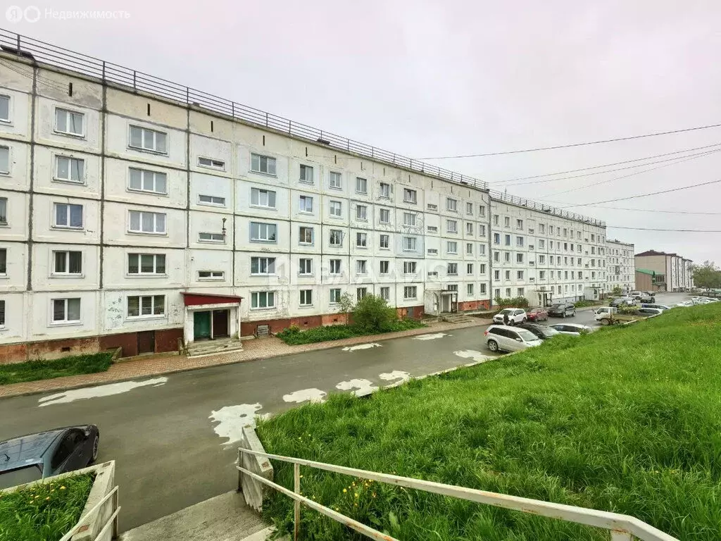 2-комнатная квартира: Корсаков, Парковая улица, 15 (53.3 м) - Фото 0