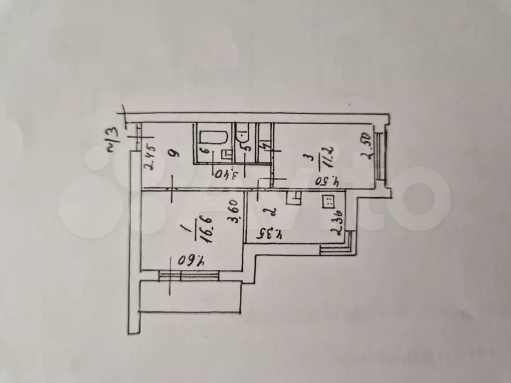 2-к. квартира, 50,1 м, 4/14 эт. - Фото 0