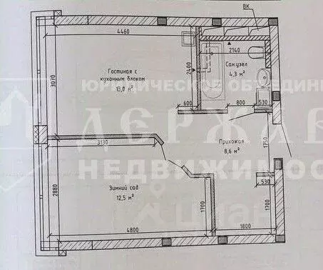 2-к кв. Кемеровская область, Кемерово ул. Дружбы, 30/7 (40.1 м) - Фото 1