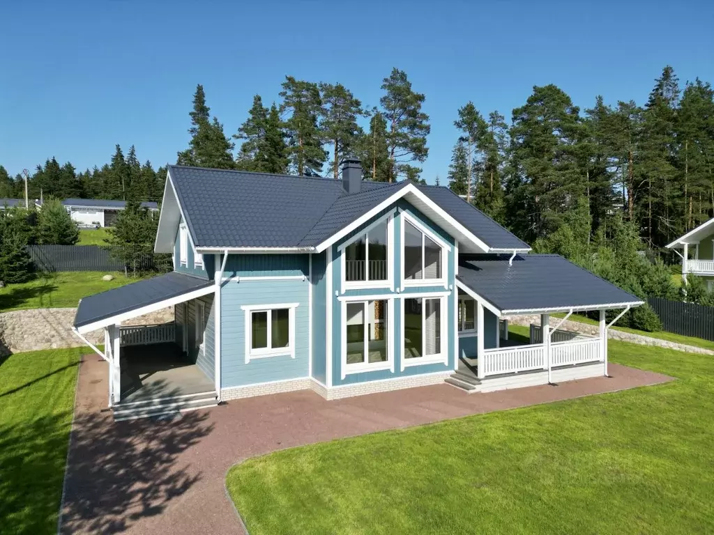 Коттедж в Ленинградская область, Выборгский район, Полянское с/пос, ... - Фото 0