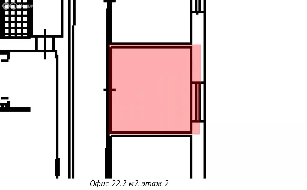 Офис (22.2 м) - Фото 1