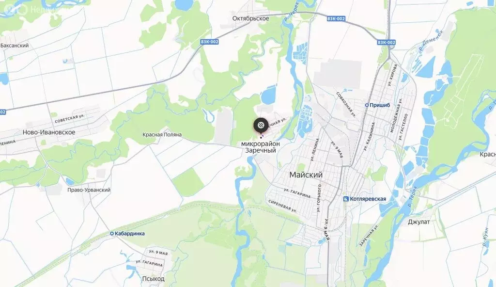 Участок в Майский, микрорайон Заречный (1570 м) - Фото 0