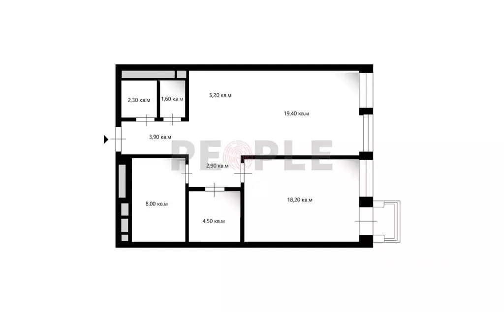 2-к кв. Москва ул. Костикова, 4к1 (65.9 м) - Фото 1