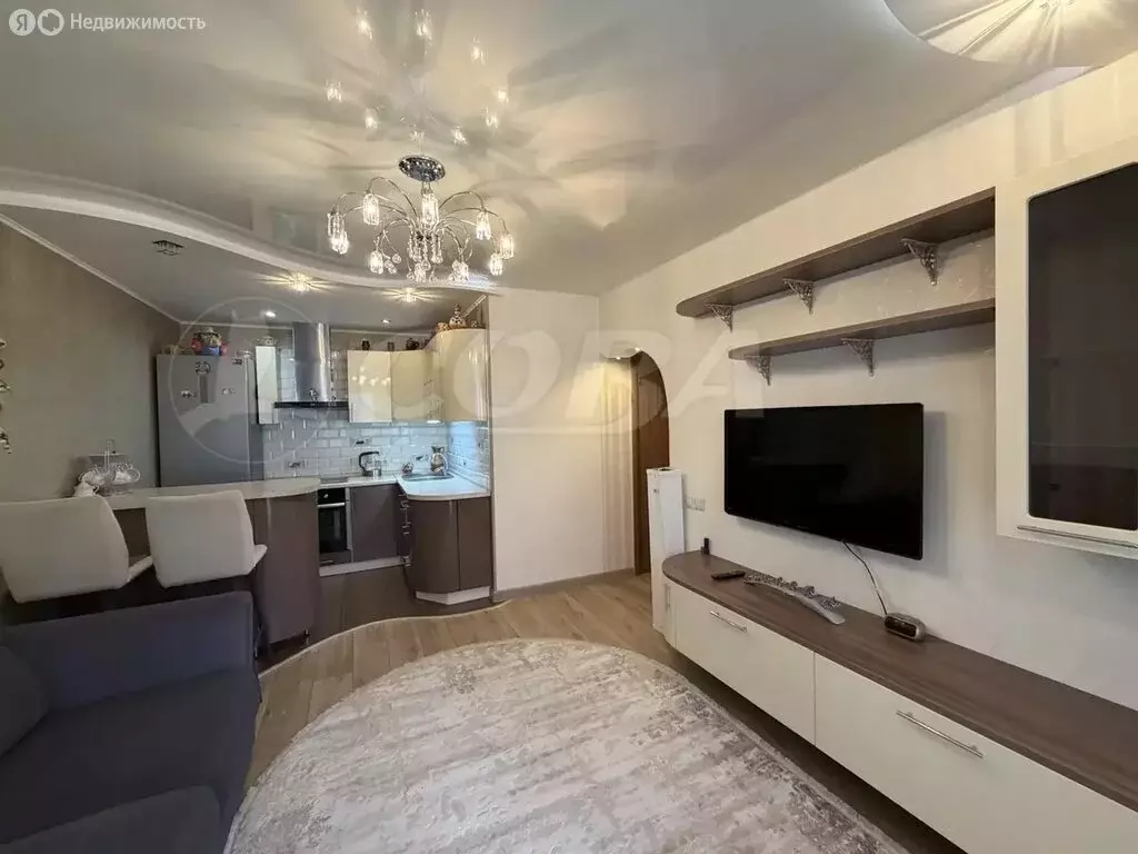 1-комнатная квартира: Тюмень, улица Новосёлов, 12 (35.4 м) - Фото 2