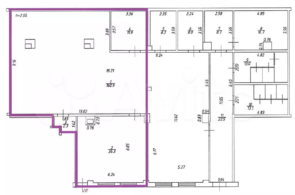 Продажа коммерческого помещения, 155.8 м - Фото 0