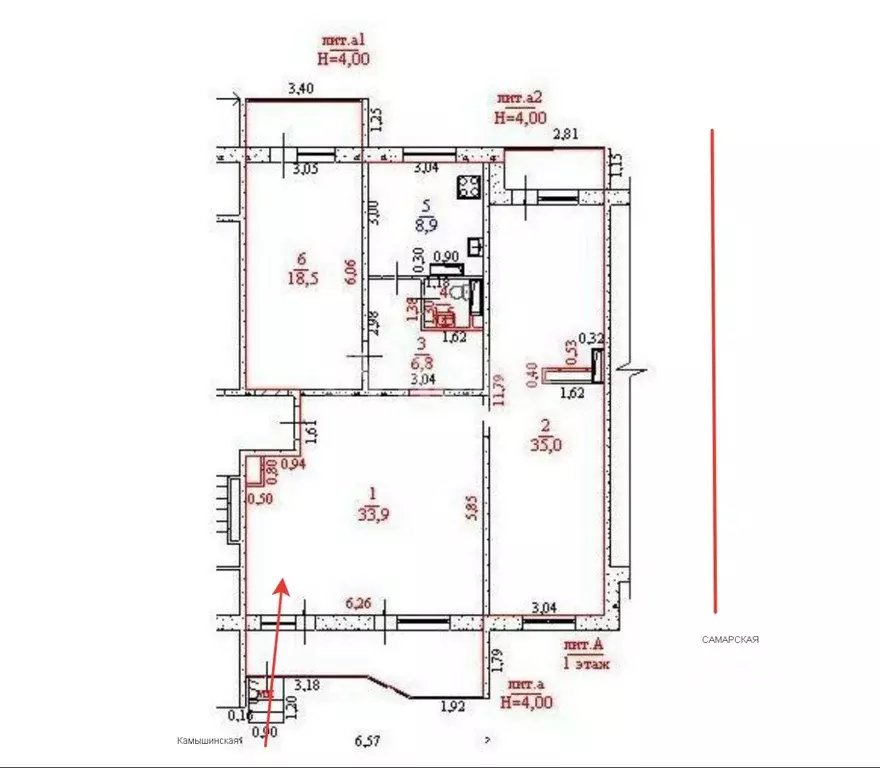 Офис в Ульяновская область, Ульяновск Самарская ул., 17 (104 м) - Фото 2