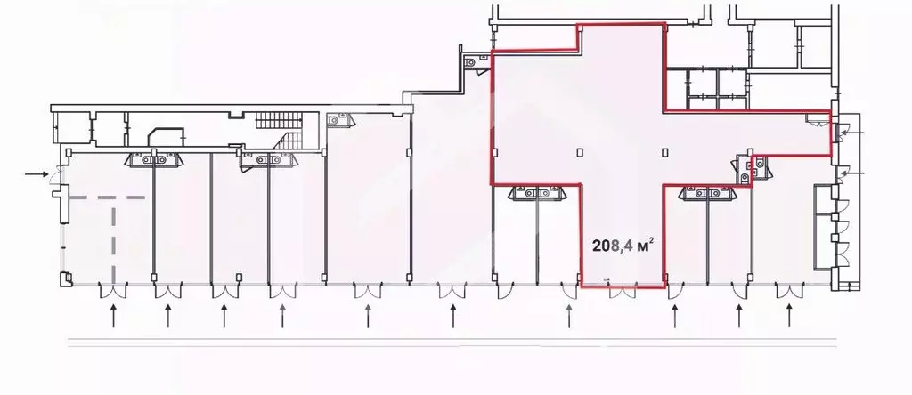 Помещение свободного назначения в Москва Коровинское ш., 1А (208 м) - Фото 2