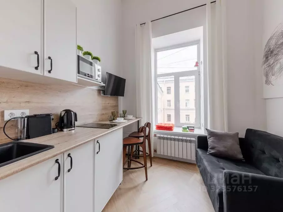 Студия Санкт-Петербург Гороховая ул., 46 (17.0 м) - Фото 2