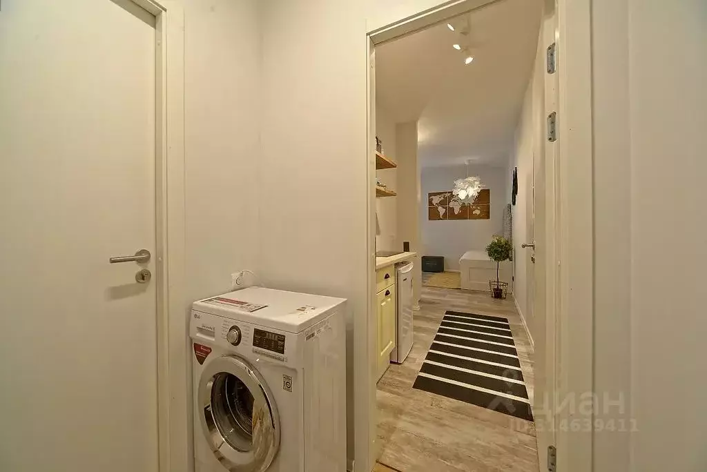 Студия Санкт-Петербург Кременчугская ул., 11к2 (23.0 м) - Фото 1