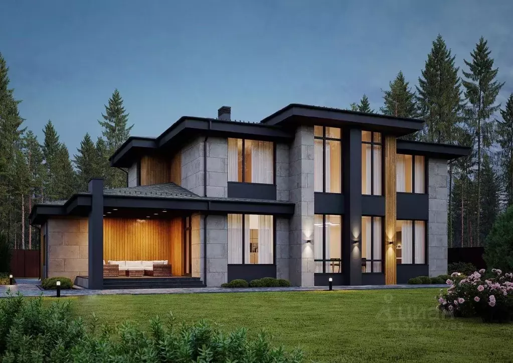 Дом в Татарстан, Казань Лесные Холмы жилмассив,  (305 м) - Фото 1