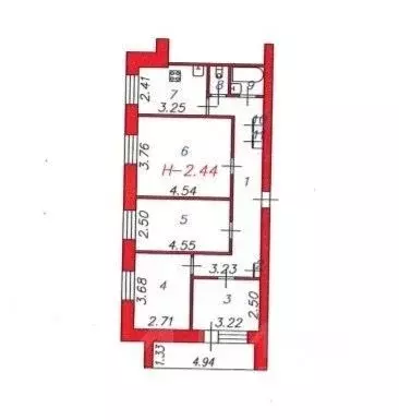 4-к кв. Ивановская область, Иваново ул. Жарова, 8 (72.6 м) - Фото 1