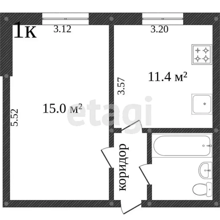 Комната Вологодская область, Вологда Воркутинская ул., 7 (14.0 м) - Фото 0