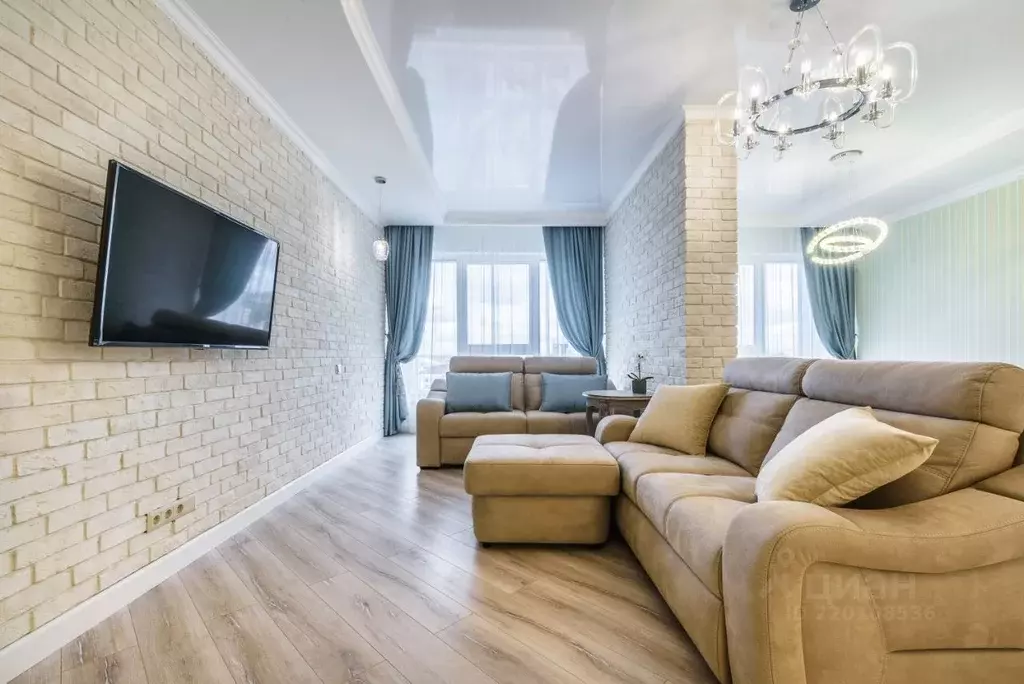 2-к кв. Татарстан, Казань Петербургская ул., 64 (82.0 м) - Фото 2