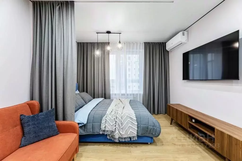 1-к кв. Татарстан, Казань ул. Назиба Жиганова, 2А (34.0 м) - Фото 2