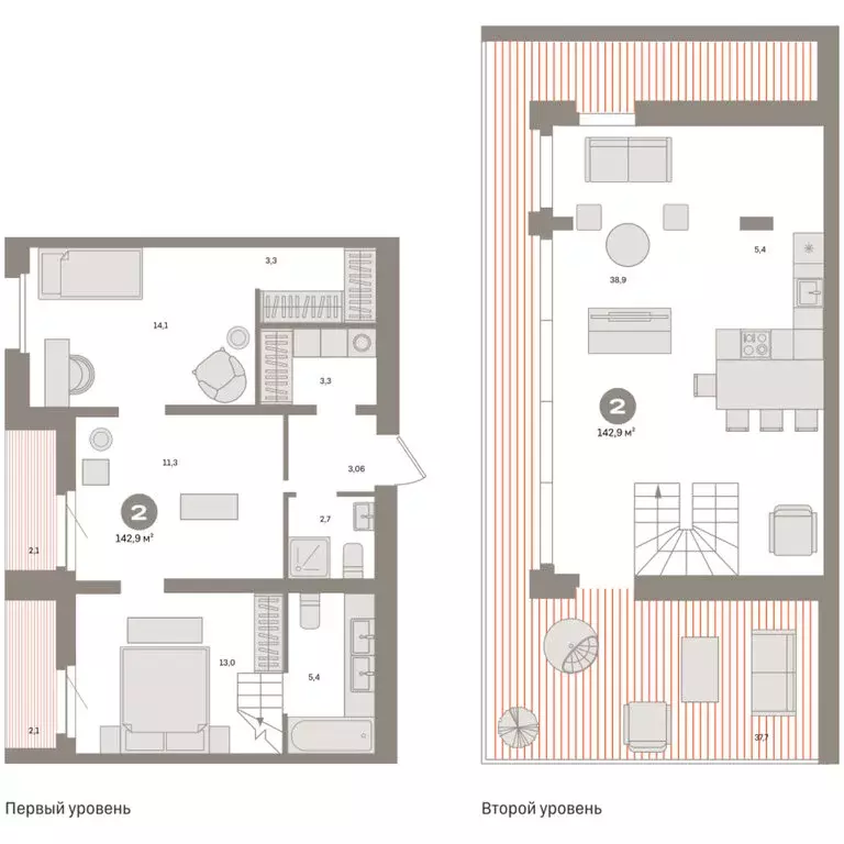 2-комнатная квартира: Екатеринбург, жилой район Юго-Западный, жилой ... - Фото 2