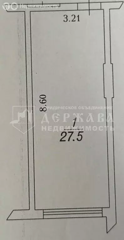 1-комнатная квартира: Кемерово, улица Дружбы, 30/4 (27.5 м) - Фото 1