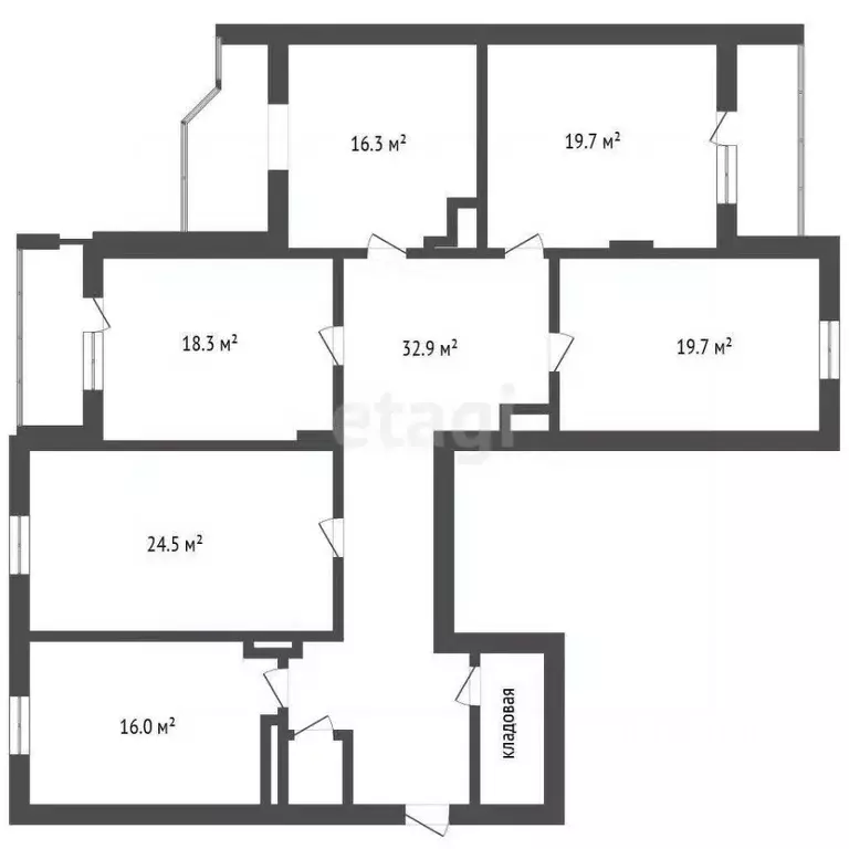 4-к кв. Воронежская область, Воронеж ул. Куколкина, 11 (152.0 м) - Фото 1