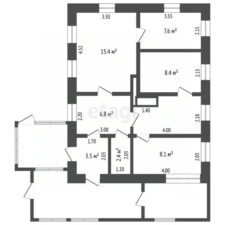 Дом в Кемеровская область, Новокузнецк Топкинская ул. (60 м) - Фото 2