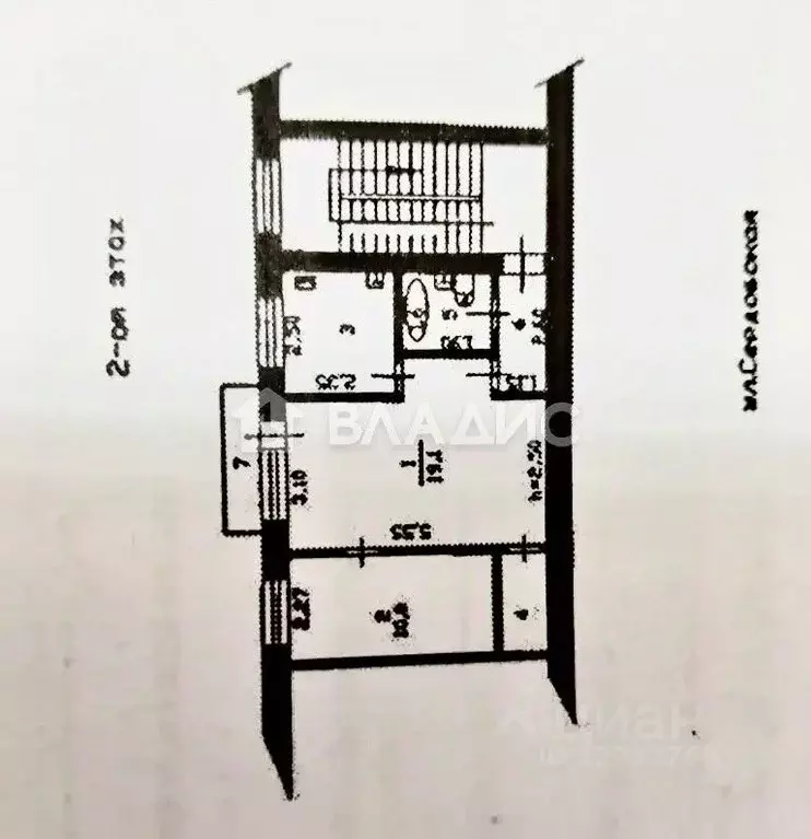 2-к кв. Пензенская область, Пенза Сердобская ул., 2 (43.7 м) - Фото 2
