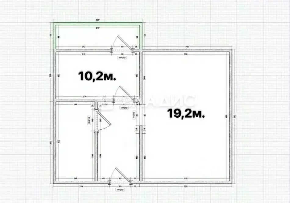 1-к кв. Краснодарский край, Новороссийск ул. Матвейкина, 4 (39.0 м) - Фото 1