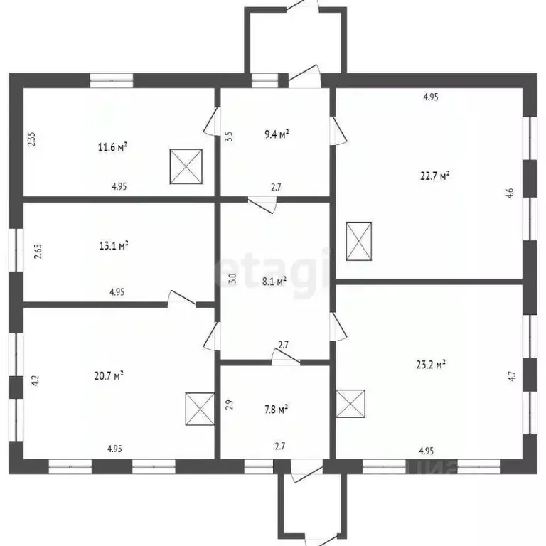 Дом в Тюменская область, Тюменский муниципальный округ, с. Леваши ул. ... - Фото 1