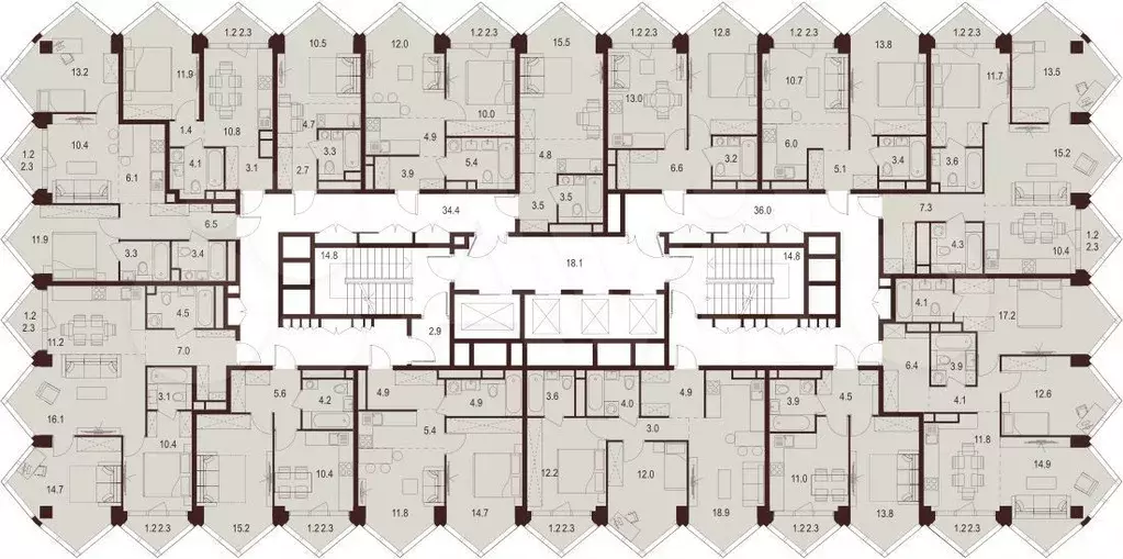 Квартира-студия, 27,3 м, 22/28 эт. - Фото 1