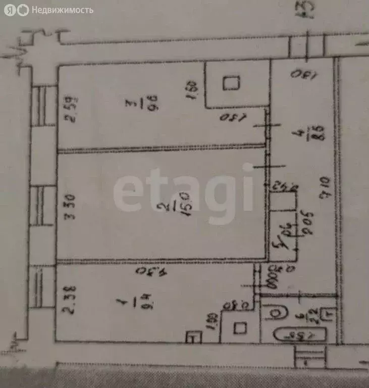 2-комнатная квартира: Барнаул, проспект Ленина, 64 (45.6 м) - Фото 1