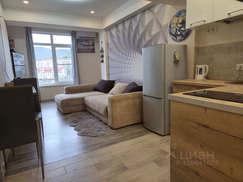 Студия Краснодарский край, Сочи Вишневая ул., 5А (28.0 м) - Фото 1