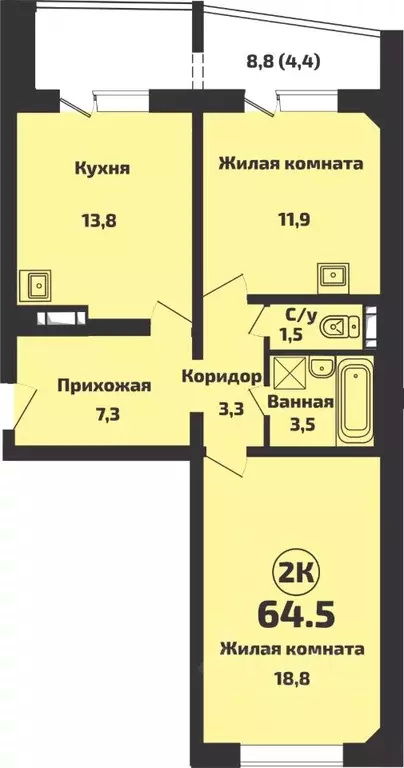 2-к кв. Новосибирская область, Новосибирский район, Станционный ... - Фото 0