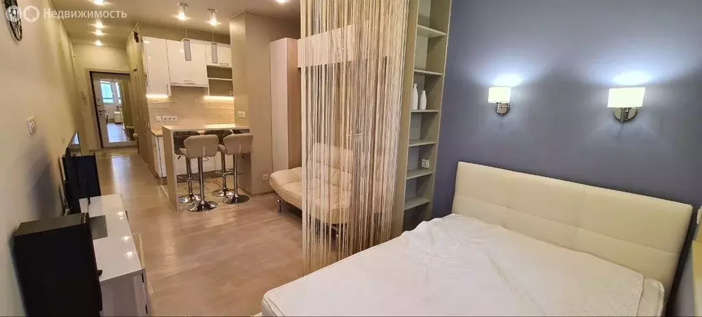 Квартира-студия: Санкт-Петербург, улица Орджоникидзе, 52 (29.1 м) - Фото 1