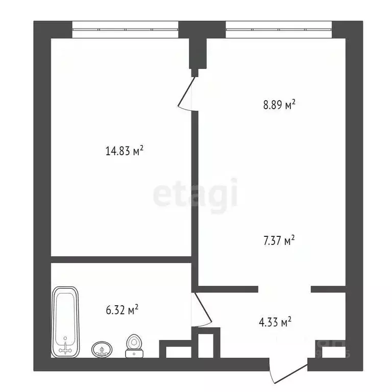 1-к кв. Москва ул. 4-я Марьиной рощи, 12К1 (41.74 м) - Фото 1