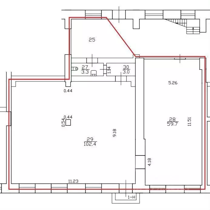 Помещение свободного назначения в Санкт-Петербург 13-я Васильевского ... - Фото 1