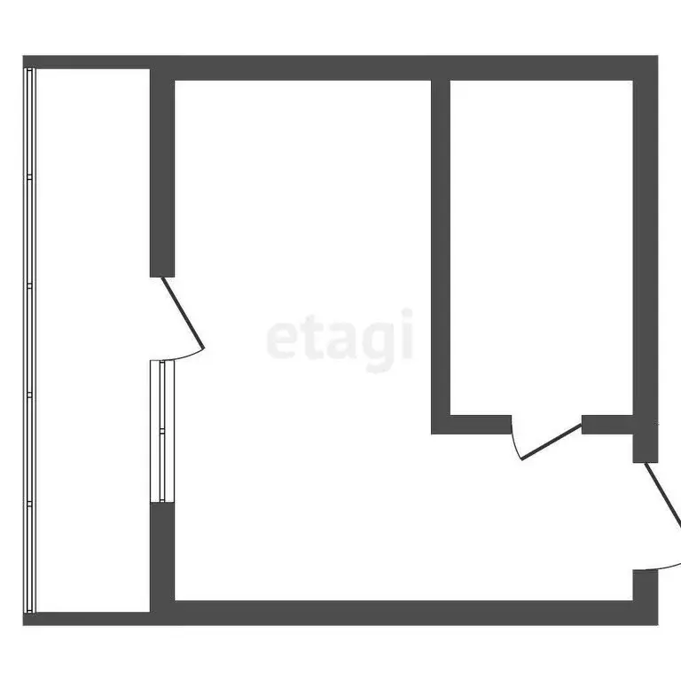 Квартира-студия: Троицк, 5-й микрорайон, 19 (25.6 м) - Фото 1