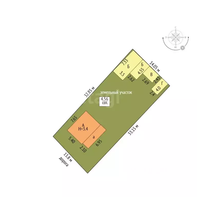 Дом в Крым, Феодосия проезд 4-й Профсоюзный (39 м) - Фото 2