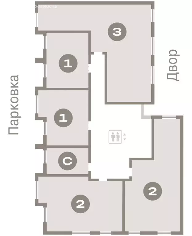 1-комнатная квартира: Екатеринбург, микрорайон Академический, 19-й ... - Фото 2