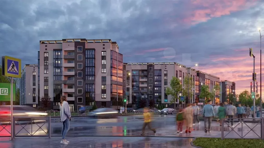 2-к. квартира, 80,6 м, 1/7 эт. - Фото 1