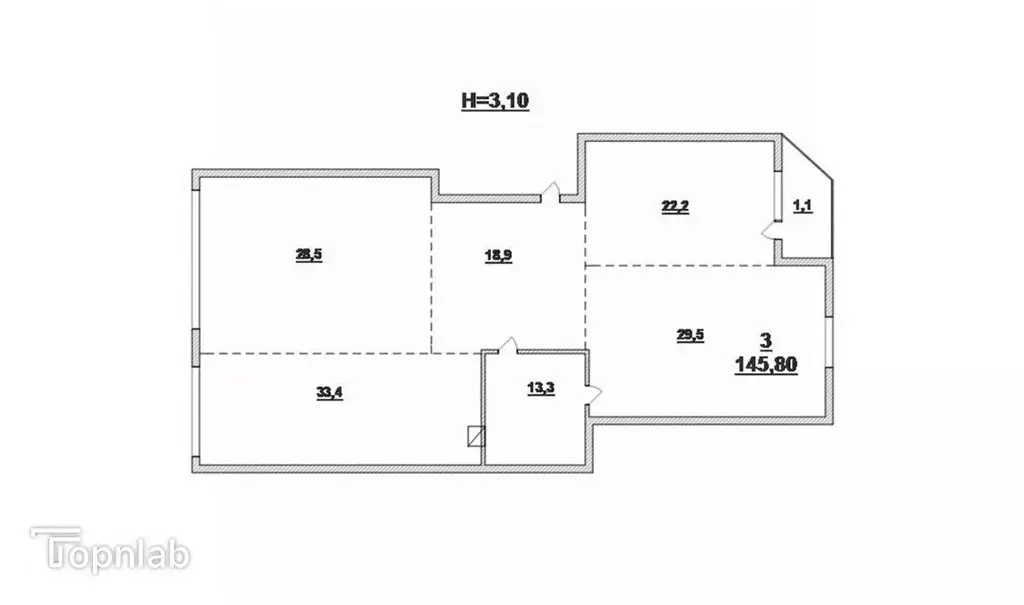 Свободной планировки кв. Калининградская область, Калининград Красная ... - Фото 2
