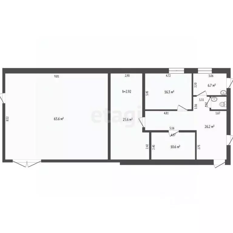 Помещение свободного назначения в Тюменская область, Тюмень ул. ... - Фото 2