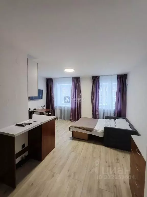 Студия Тюменская область, Тюмень ул. Мельникайте, 83 (23.8 м) - Фото 1