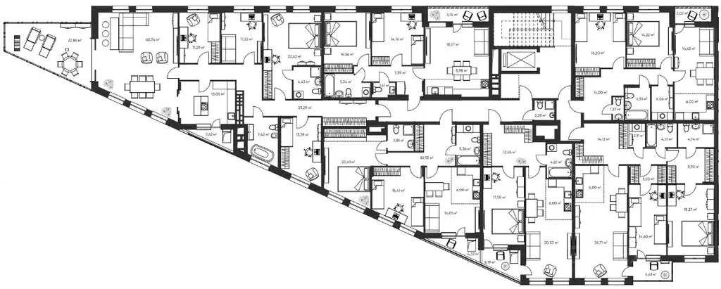 3-к кв. Пермский край, Пермь ул. Фрезеровщиков, 67А (71.4 м) - Фото 1