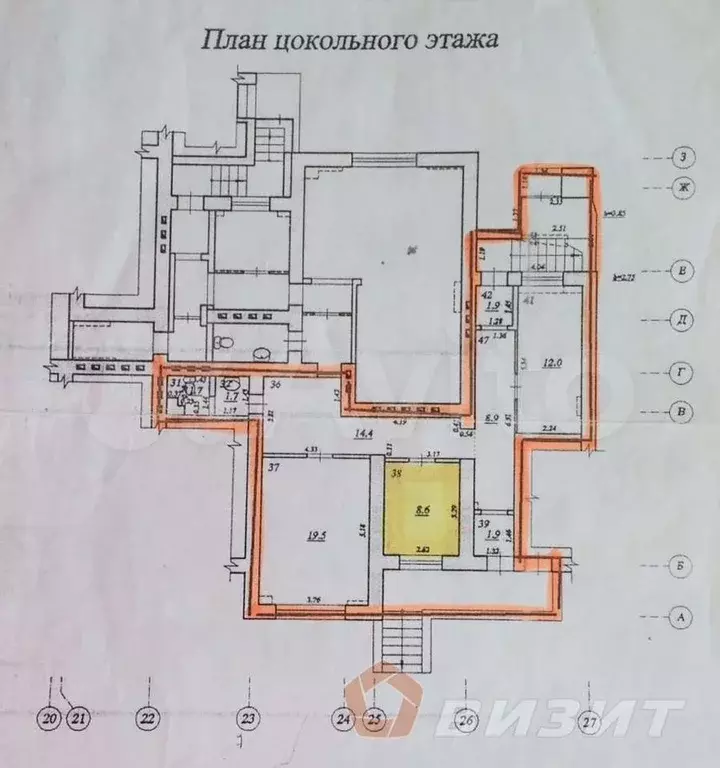 Торговое помещение на 1й линии, ремонт, 2 входа - Фото 0