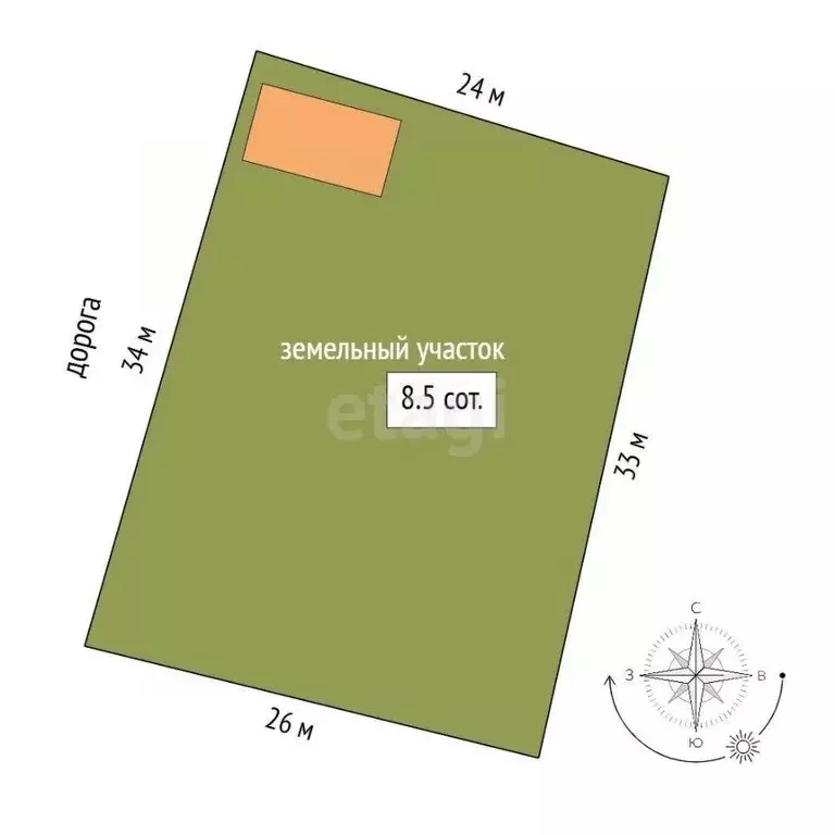 Дом в Забайкальский край, Читинский район, Колос садоводческое ... - Фото 2