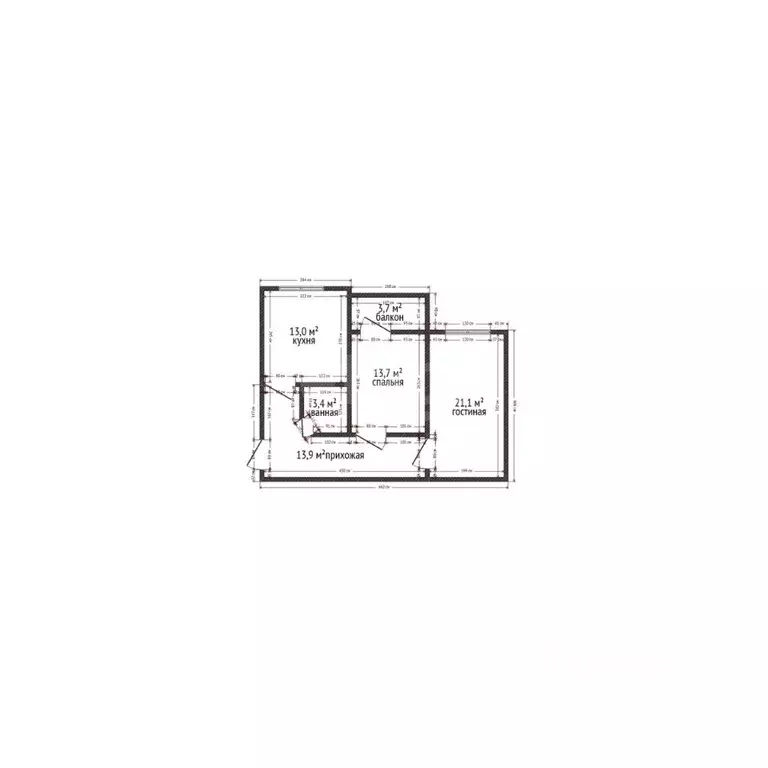 2-к кв. Дагестан, Каспийск просп. М. Омарова, 16А (69.0 м) - Фото 2