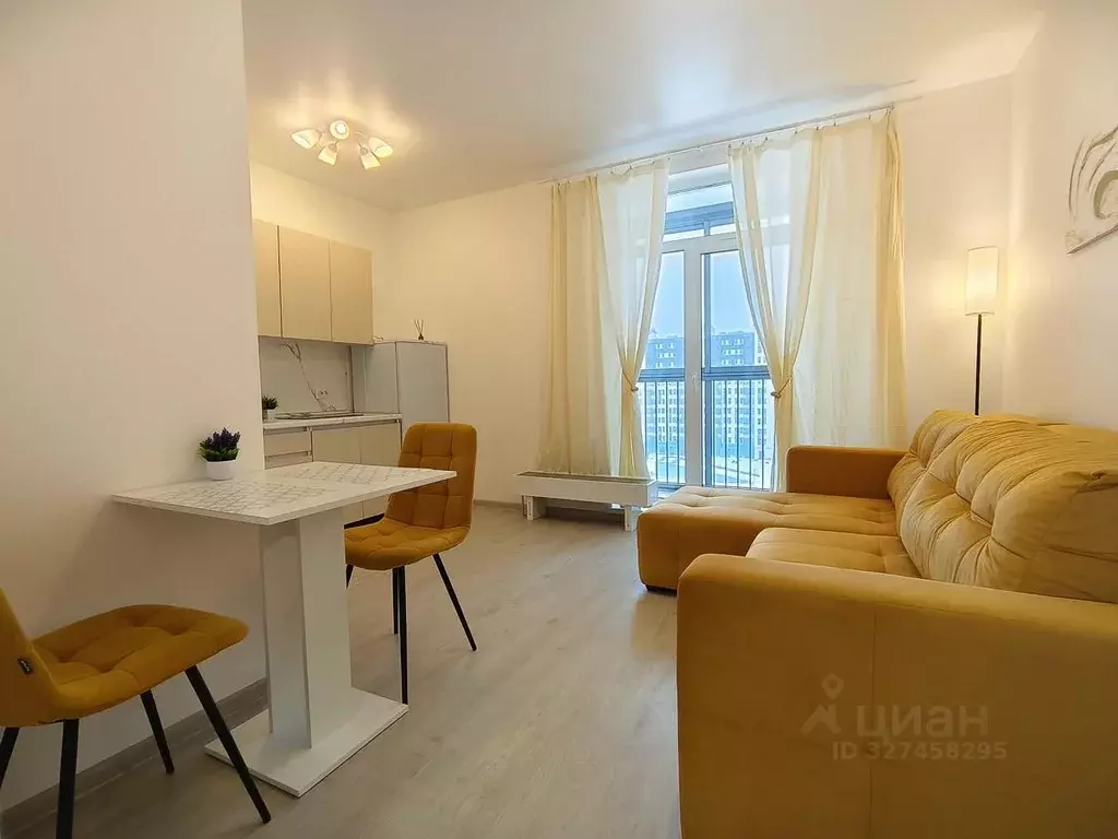 Студия Санкт-Петербург пос. Шушары, ул. Чудовская, 14к1 (23.5 м) - Фото 1