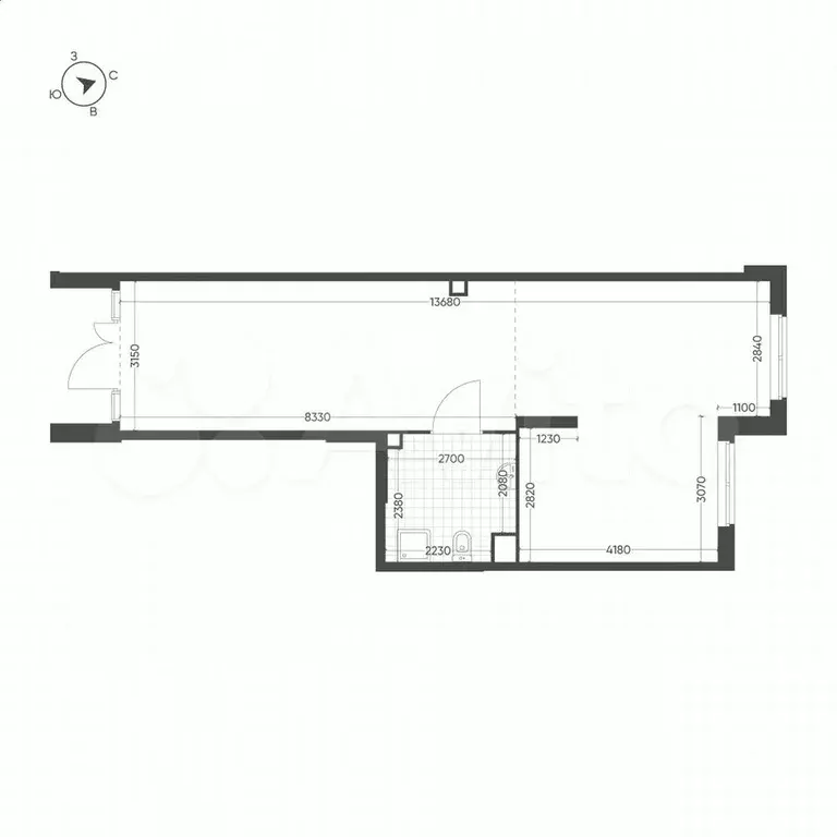 Продам помещение свободного назначения, 60.3 м - Фото 1