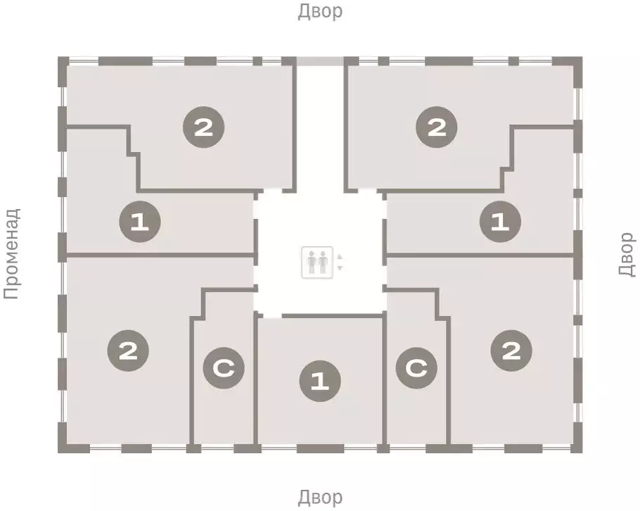 2-комнатная квартира: Екатеринбург, улица Войкова, 15 (64.84 м) - Фото 1